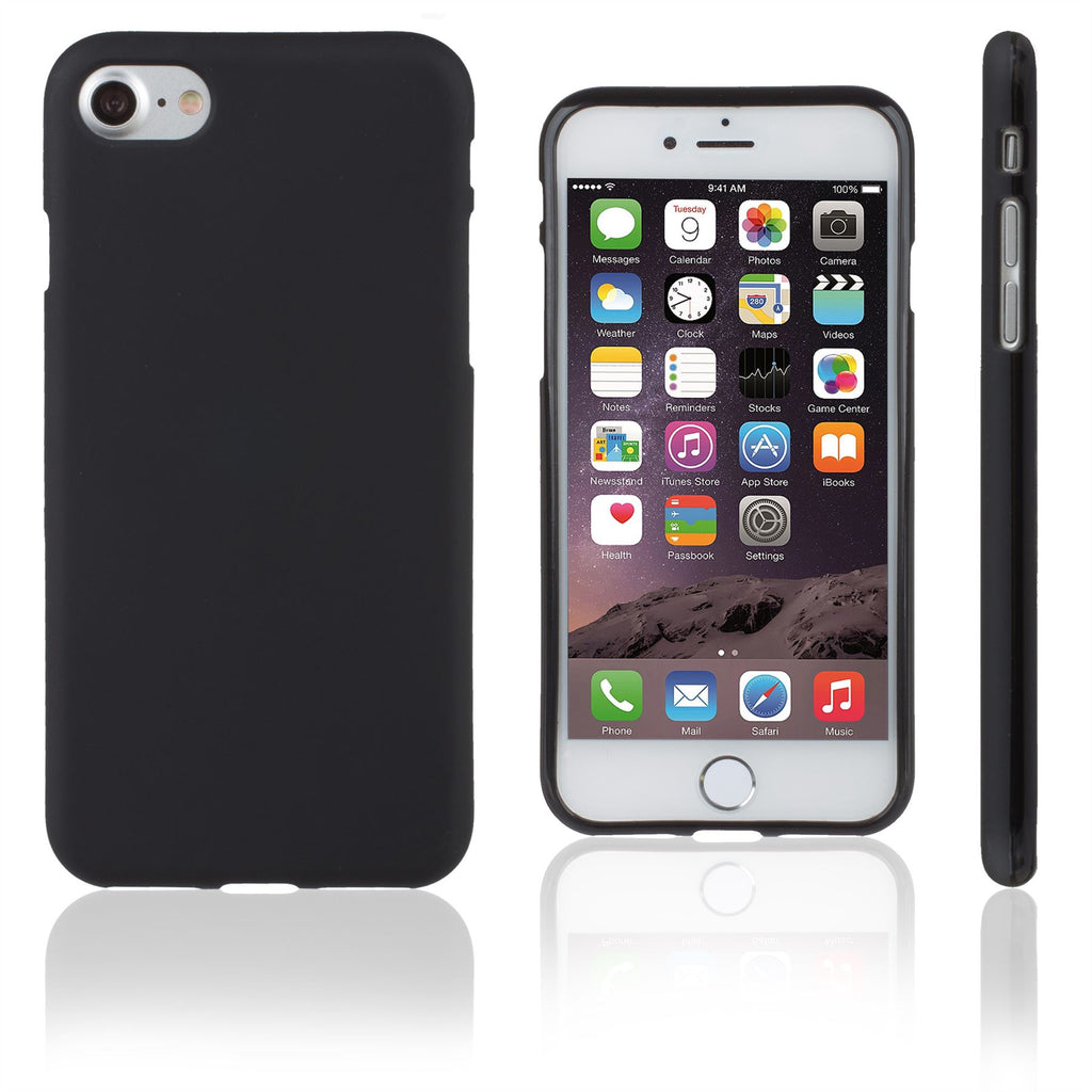 Xcessor Vapour Flexible TPU Case for Apple iPhone 7 & iPhone 8 . Black