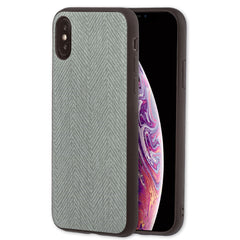 Lilware Canvas Z Rubberized Texture Plastic Phone Case for Apple iPhone XS Max. Grey