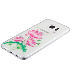 Xcessor Flower With Dragonfly Glossy Flexible TPU case for Samsung Galaxy S7 Edge SM-G935. Transparent / Multicolored