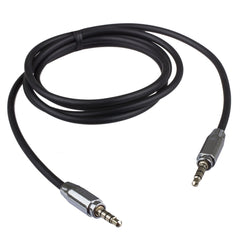 Lilware gummiertes 35 Zoll (90 cm) AUX-Audiokabel, 3,5 mm Klinkenstecker auf Stecker, Kabel für Multimedia-Geräte – Schwarz