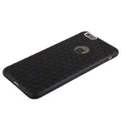 Xcessor Hexagon Texture TPU Gel Hybrid Case for Apple iPhone 6. Black