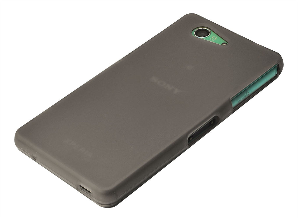 Xcessor Vapour Flexible TPU Case for Sony Xperia Z3 Compact (Mini). Grey / Semi-transparent