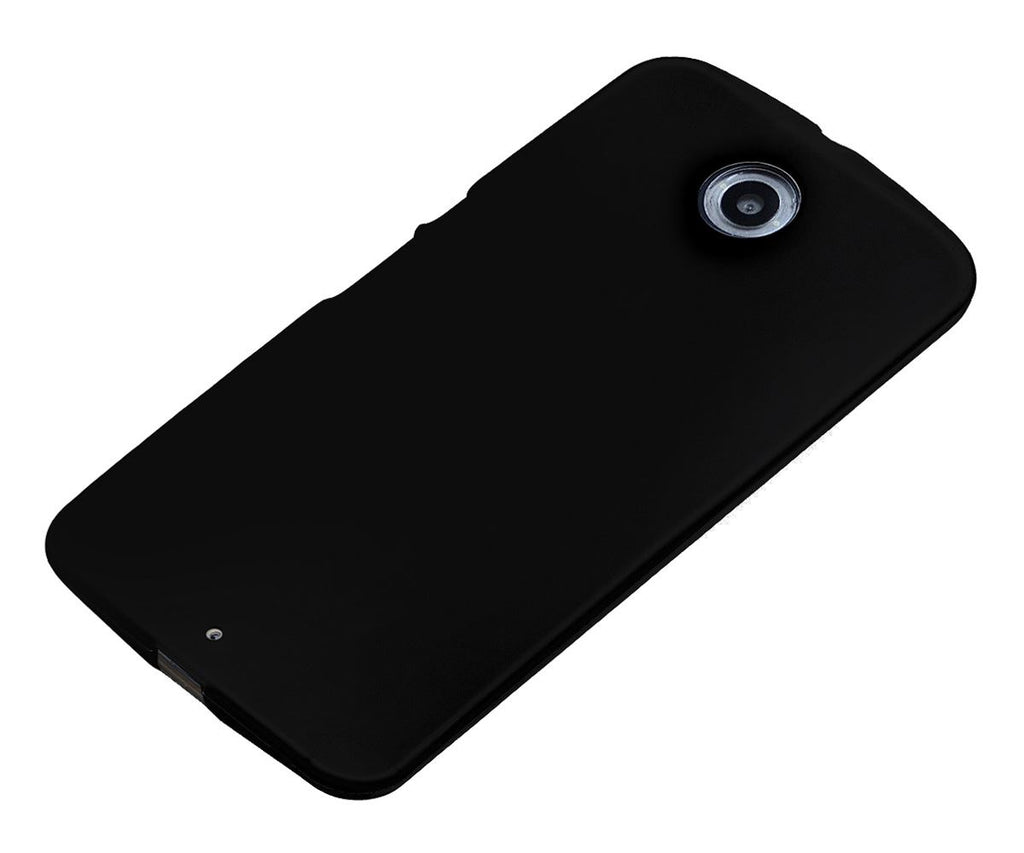 Xcessor Vapour Flexible TPU-Gel-Hülle für Motorola Google Nexus 6. Schwarz