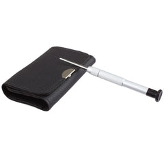 Lilware Universal 12-in-1 Magnet-Schraubendreher-Set im Portemonnaie-Format für elektronische Geräte. Schwarz