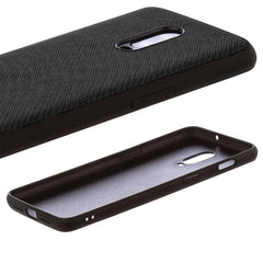 Lilware Canvas Z Rubberized Texture Plastic Phone Case for OnePlus 6T. Black