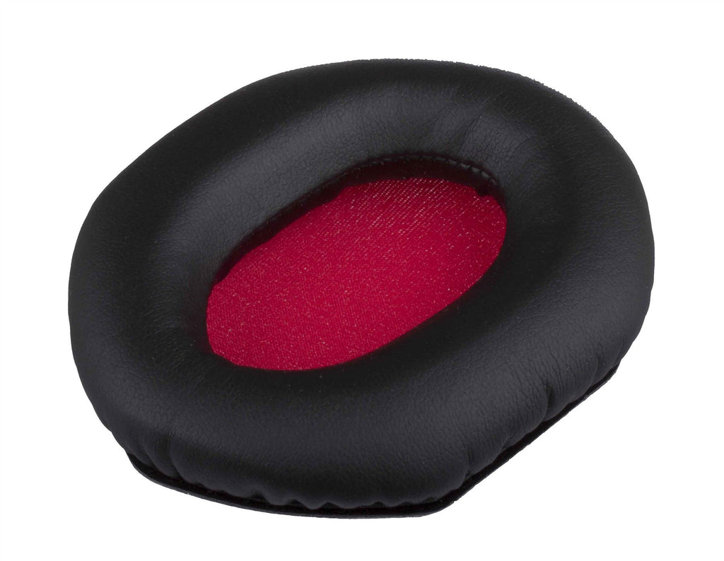 Xcessor Replacement Memory Foam Earpads for Over-the-Ear V-Moda Headphones. Black / Red