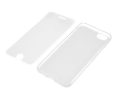 Xcessor Flip Open TPU Gel Hülle für Apple iPhone 6. Schutz für Vorder- und Rückseite. Transparent