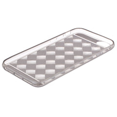 Xcessor Checkered Diamond Glossy Flexible TPU case for Apple iPhone 6 / 6S. Transparent / Grey