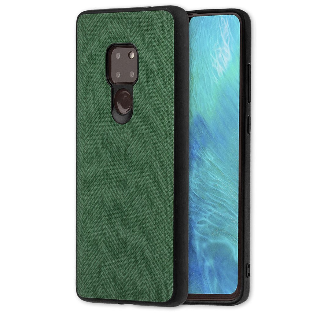Lilware Canvas Z Rubberized Texture Plastic Phone Case Compatible with Huawei Mate 20. Green