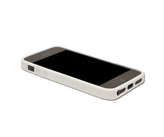 Xcessor Impact Case für Apple iPhone 5/5S - Weiß/Halbtransparent