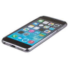Xcessor Convex Checkered Glossy Flexible TPU case for Apple iPhone 6 Plus / 6S Plus. Transparent / Black