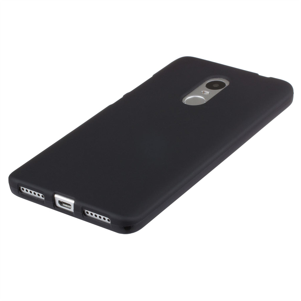 Xcessor Vapour Flexible TPU-Hülle für Xiaomi Redmi Note 4. Schwarz