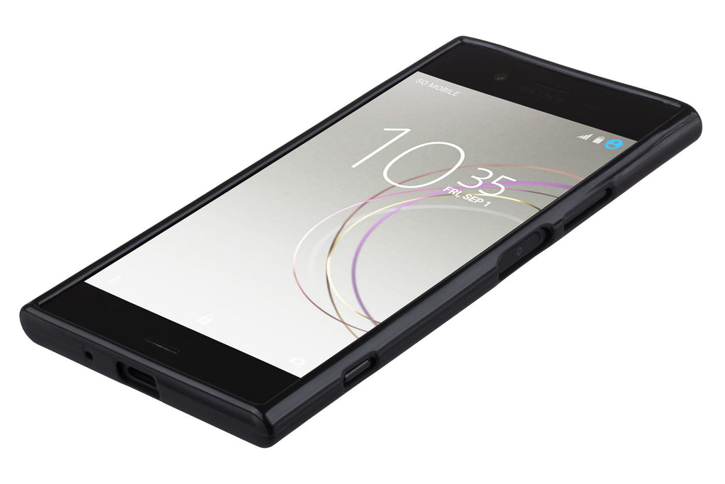 Xcessor Vapour Flexible TPU Case for Sony Xperia XZ1. Black