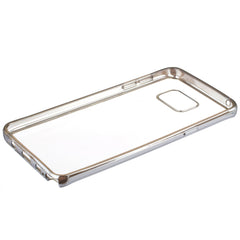 Xcessor Flex Ultra Slim TPU Gel Hybrid Case for Samsung Galaxy Note 5 With Colorful Edges. Clear / Silver