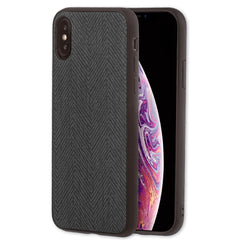 Lilware Canvas Z Rubberized Texture Plastic Phone Case for Apple iPhone XS Max. Black