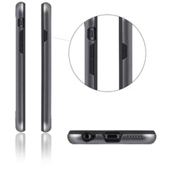 Lilware Armor Slim Fit Hartplastik Robuste Dual Layer Hülle für Apple iPhone 6 6S. Dunkelsilber/Schwarz