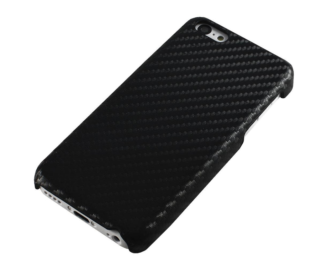 Xcessor Carbon Fibre Case for Apple iPhone 5C. Black