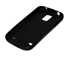 Lilware Silhouette Plastic Case for Samsung Galaxy S5 SM-G900. Flexible TPU and Hard Glossy Plastic Back. Black