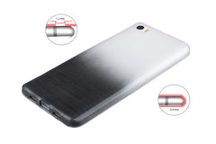Xcessor Transition Color Flexible TPU Case for Xiaomi Mi 5. With Gradient Silk Thread Texture. Transparent / Grey