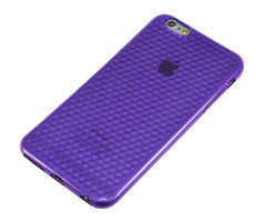 Xcessor  Diamond - Flexible TPU Gel Case For Apple iPhone 6 Plus. Purple / Transparent