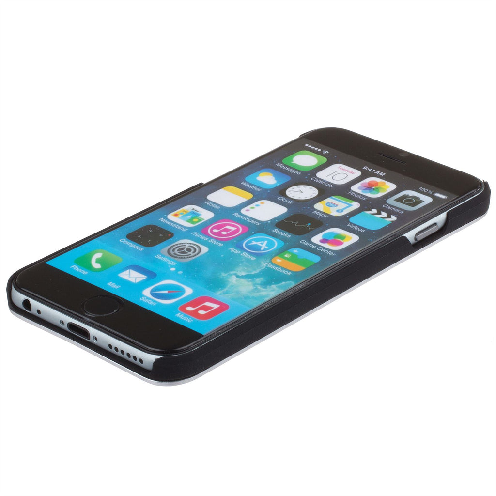 Xcessor Matt Metallic and Flexible TPU case for Apple iPhone 6 Plus / 6S Plus. Black / Silver Color