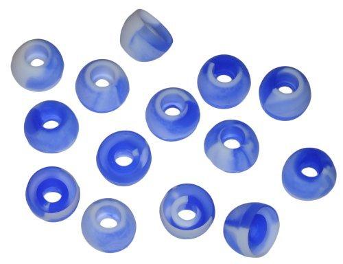 Xcessor Replacement Silicone Earbuds 7 Pairs (Set of 14 Pieces). Compatible With Most In Ear Headphone Brands - Mix Color Ocean Blue