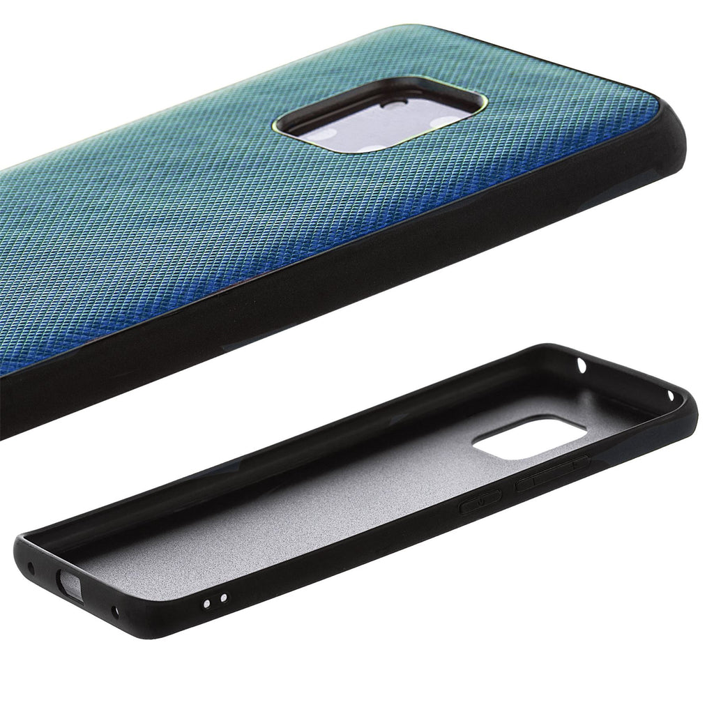 Lilware Canvas Z Rubberized Texture Plastic Phone Case Compatible with Huawei Mate 20 Pro. Blue