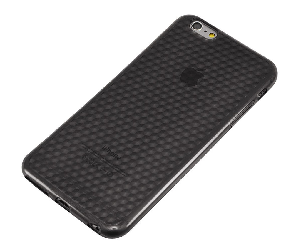 Xcessor  Diamond - Flexible TPU Gel Case For Apple iPhone 6 Plus. Grey / Transparent