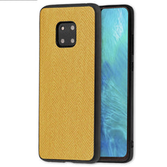 Lilware Canvas Z Rubberized Texture Plastic Phone Case Compatible with Huawei Mate 20 Pro. Yellow