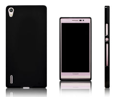 Xcessor Vapour Flexible TPU-Gel-Hülle für Huawei Ascend P7. Schwarz