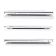 Lilware Smooth Touch, ultradünne, matte Hartplastikhülle für 13 Zoll MacBook Pro 2016 mit Touch ID-Sensor – Modell A1706. Halbtransparent