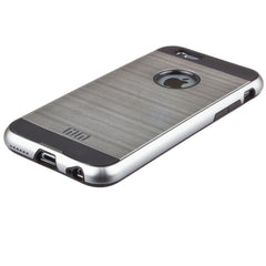 Lilware Armor Slim Fit Hartplastik Robuste Dual Layer Hülle für Apple iPhone 6 6S. Dunkelsilber/Schwarz