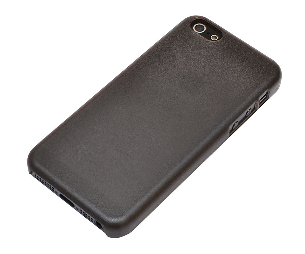 Xcessor Dark Magic Ultradünne Hartplastikhülle für Apple iPhone 5C. Grau / Halbtransparent