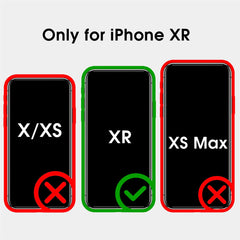 Xcessor Clear Hybrid TPU-Telefonhülle für Apple iPhone XR. Mit stoßdämpfender innerer Gummischicht an den Kanten. Klar / Weiß