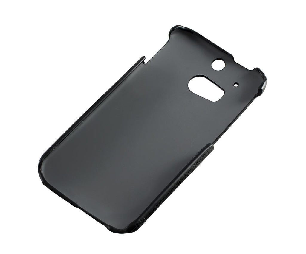 Xcessor Schlangenhaut-Effekt Hartplastik Hülle für HTC One M8 - Schwarz