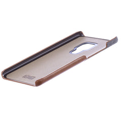 Lilware Card Wallet Kunststoff-Telefonhülle Kompatibel mit Huawei Mate 20. Stofftextur und PU-Leder-Schutzhülle mit Ausweis-/Kreditkartenfach. Braun
