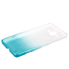 Xcessor Transition Color Flexible TPU Case for Microsoft Lumia 950. With Gradient Silk Thread Texture. Transparent / Light Blue