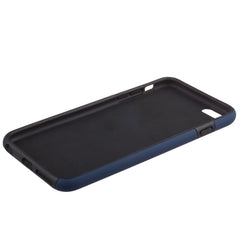 Lilware Smooth Armor Hard Plastic Case for Apple iPhone 6 Plus and 6S Plus. Rugged Dual Layer Protective Cover. Black / Dark Blue