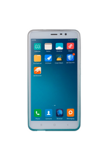 Xcessor Transition Color Flexible TPU-Hülle für Xiaomi Redmi Note 3. Mit Farbverlauf-Seidenfadenstruktur. Transparent / Hellblau