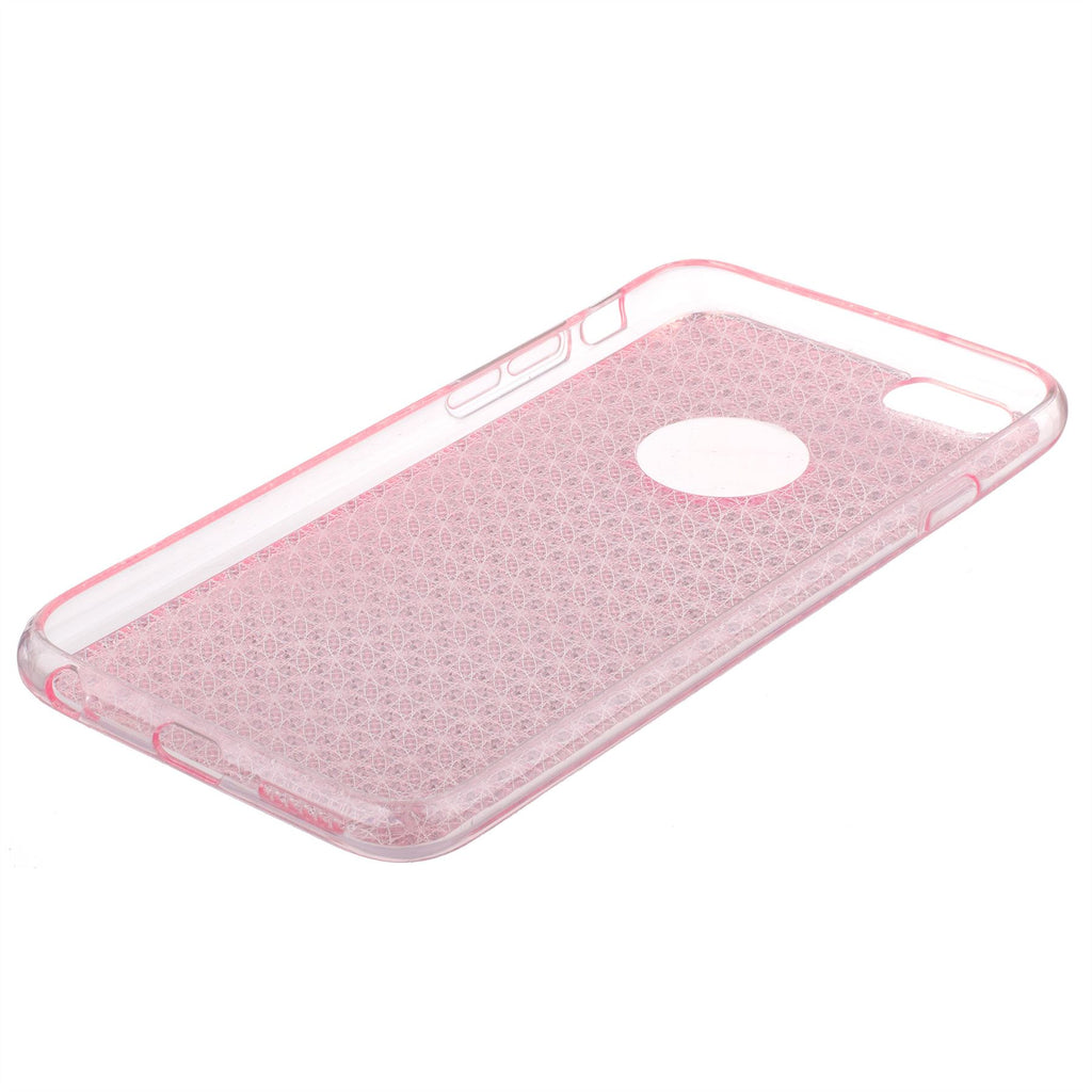 Xcessor Crystal Shine Glossy Flexible TPU case for Apple iPhone 6 Plus / 6S Plus. Transparent / Pink