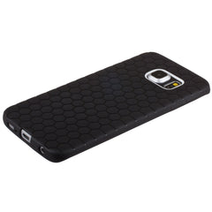 Xcessor Hexagon Texture TPU Gel Hybrid Case for Samsung Galaxy S6 edge SM-G925F. Black
