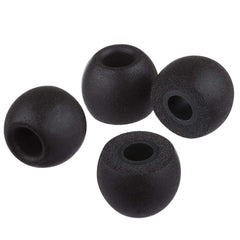 Xcessor Replacement Comfort Foam Earbuds 4 Pairs (Set of 8 Pieces) - Round FX-49 - Medium, Black