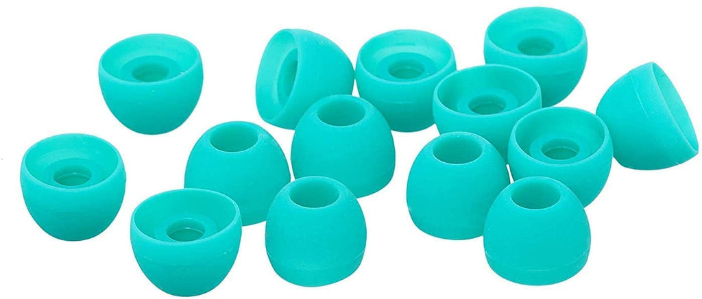 Xcessor Replacement Silicone Earbuds 7 Pairs (Set of 14 Pieces). Turquoise