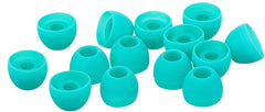 Xcessor Replacement Silicone Earbuds 7 Pairs (Set of 14 Pieces). Turquoise