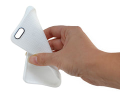 Lilware Dots TPU Gel Case For Apple iPhone 6 Plus. Rugged and Flexible Design. White