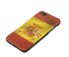 Xcessor Schutzhülle im Vintage-Look mit spanischer Flagge für iPhone 5 und 5S. Dünnes und leichtes Design. Spanien