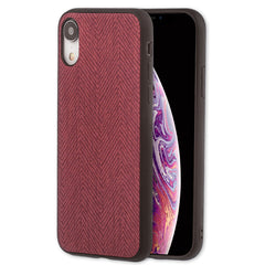 Lilware Canvas Z Rubberized Texture Plastic Phone Case for Apple iPhone XR. Dark Pink