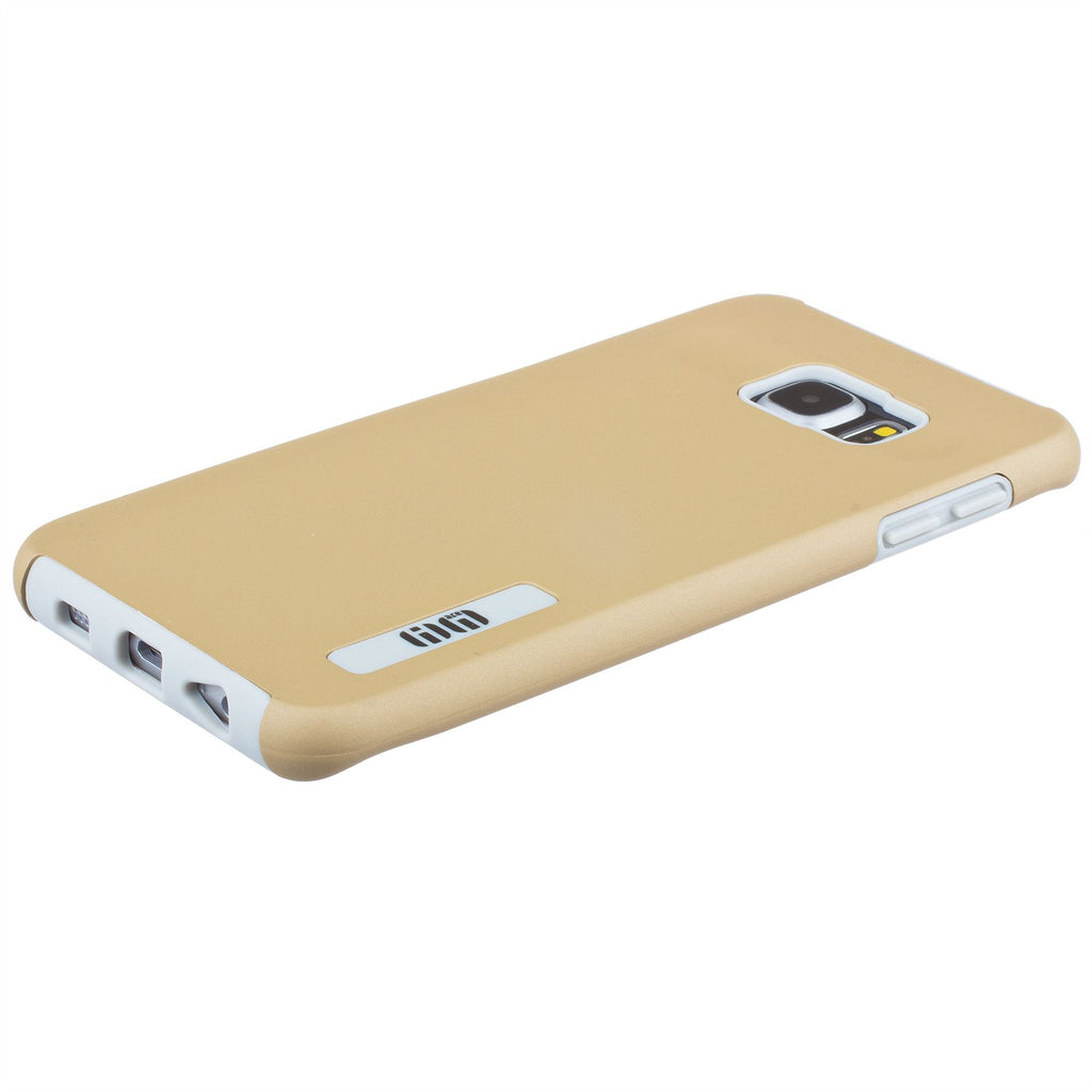 Lilware Smooth Armor Hartplastikhülle für Samsung Galaxy S6 edge+ SM-G928A. Robuste, zweilagige Schutzhülle. Schwarz/Gold