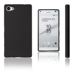 Xcessor Vapour Flexible TPU-Hülle für Sony Xperia Z5 Compact. Schwarz
