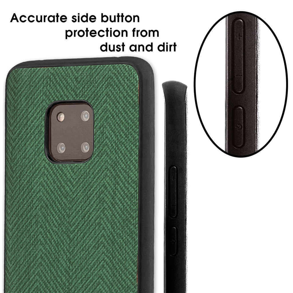 Lilware Canvas Z Rubberized Texture Plastic Phone Case Compatible with Huawei Mate 20 Pro. Green